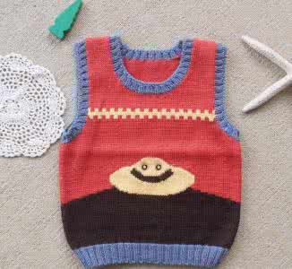宝宝马甲背心棒针花样 【棒针】男女宝宝毛衣马甲