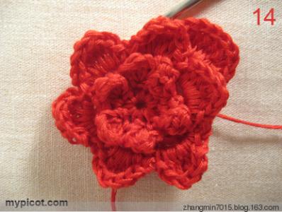 爱尔兰钩花视频教程 爱尔兰牡丹花教程