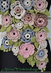 爱尔兰拼花衣453图片 精品爱尔兰----五彩拼花