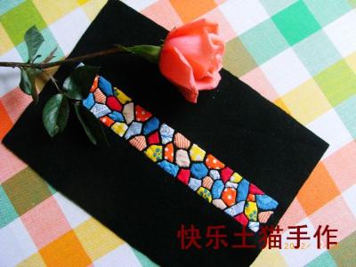 碎布缝制的拼布被图片 转载 碎布拼布片