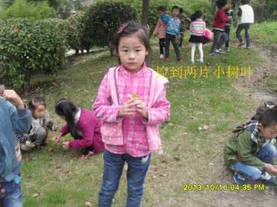 捡树叶 秋天了，带孩子去捡树叶玩吧！