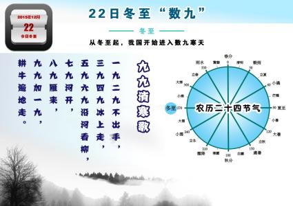 冬至节气 四季节气:冬至节是几月几号 冬至节简介