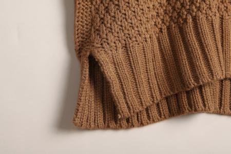 最新棒针麻花花样图解 棒针模式----立体麻花“心”及实例连衣裙