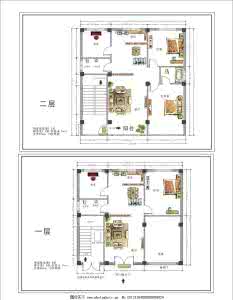 自建房私家别墅实景 10套200平米以下,经典自建房别墅实景内装平面图