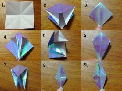 千纸鹤折叠 怎样叠纸鹤 怎么折千纸鹤