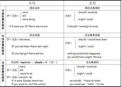高考英语虚拟语气真题 决战2011高考英语专题讲义：虚拟语气语法