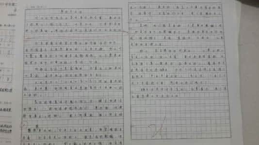 小学生作文辅导班 高一优秀作文选