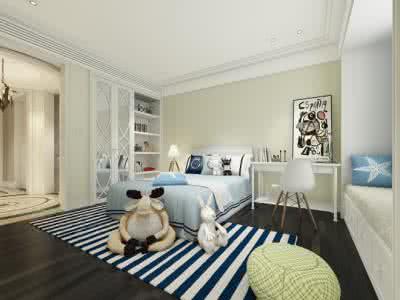 尚海格调 美式摩登3居室  低调优雅的色彩 8090格调！