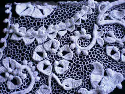 阿富汗钩针针法大全 突尼斯钩针（阿富汗针）