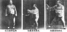 杨式老架太极拳108式 杨式老架一百零八式歌诀 (附:杨澄甫宗师拳照)