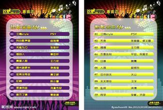 ktv必点歌曲排行榜 ktv必点歌曲 ktv必点歌曲排行榜