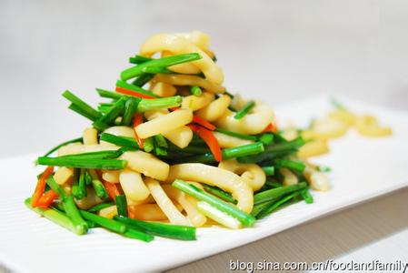 墨鱼仔炒韭菜 韭菜炒墨鱼仔 快火炒小海鲜