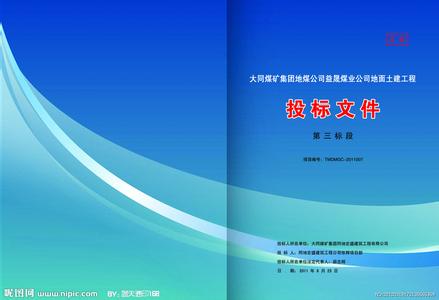 标书封面 封面 标书封面