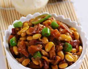黄豆 下厨房 家常萝卜干炒黄豆做法【厨屋飘香】