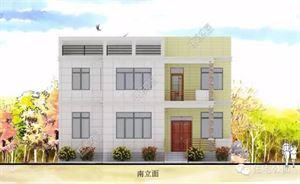 新农村二层中式自建房 新农村自建房2层11.6米X9米 经典布局