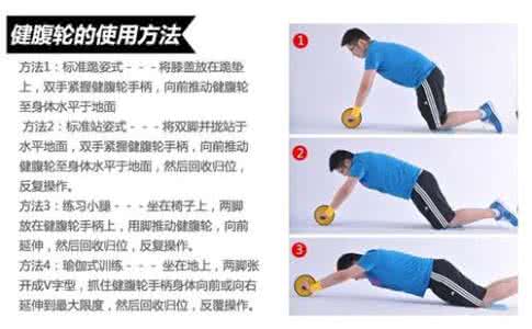 健腹轮的正确用法图解 健腹轮的多种用法(图解)
