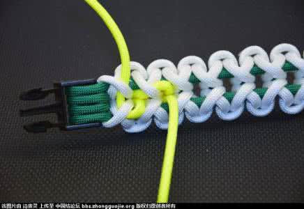 伞绳手链编法 太阳花伞绳手链—女士篇