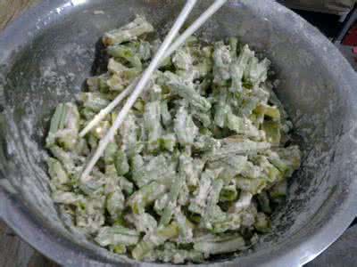 用面蒸豆角的做法大全 蒸豆角的做法