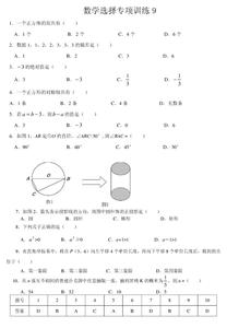 中考数学高分秘诀 取得中考数学高分秘诀 这些选择题必须全拿下