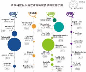 互联网并购案 互联网巨头 并购原因 IT巨头们各自的最大并购案