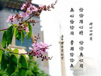 无心恰恰用 无心恰恰用，用心恰恰无