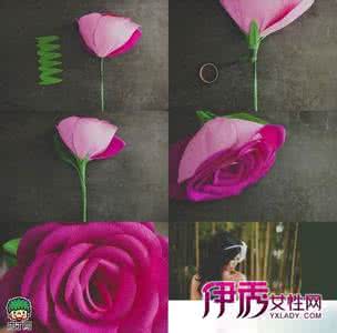 纸玫瑰的折法 超级漂亮的纸玫瑰