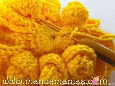 钩针编织胸针花朵图解 钩针编织----БРОШЬ胸针花详解