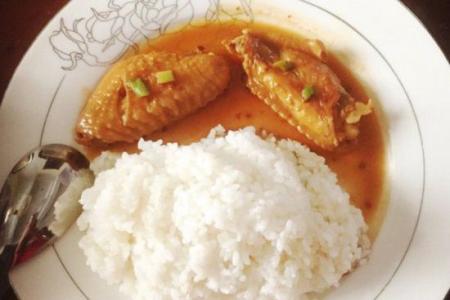 咖喱风味鸡腿饭超美味 腐乳鸡腿味美好下饭