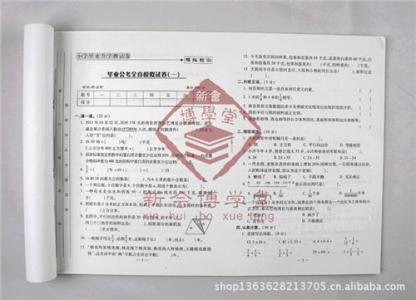 六年级数学模拟试卷 六年级数学毕业模拟检测试卷 (8)