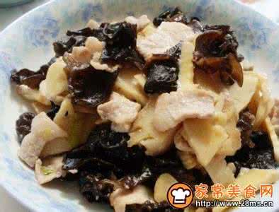 冬笋木耳炒肉片 木耳冬笋肉片的做法