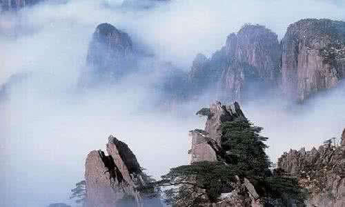 黄山紫石峰 紫石峰