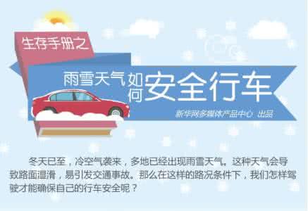 图解：生存手册之  |  雨雪天气如何安全行车？