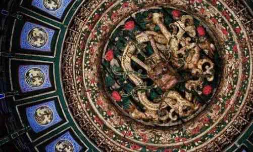 古建筑天花 古建筑天花雕饰大赏，奢华！